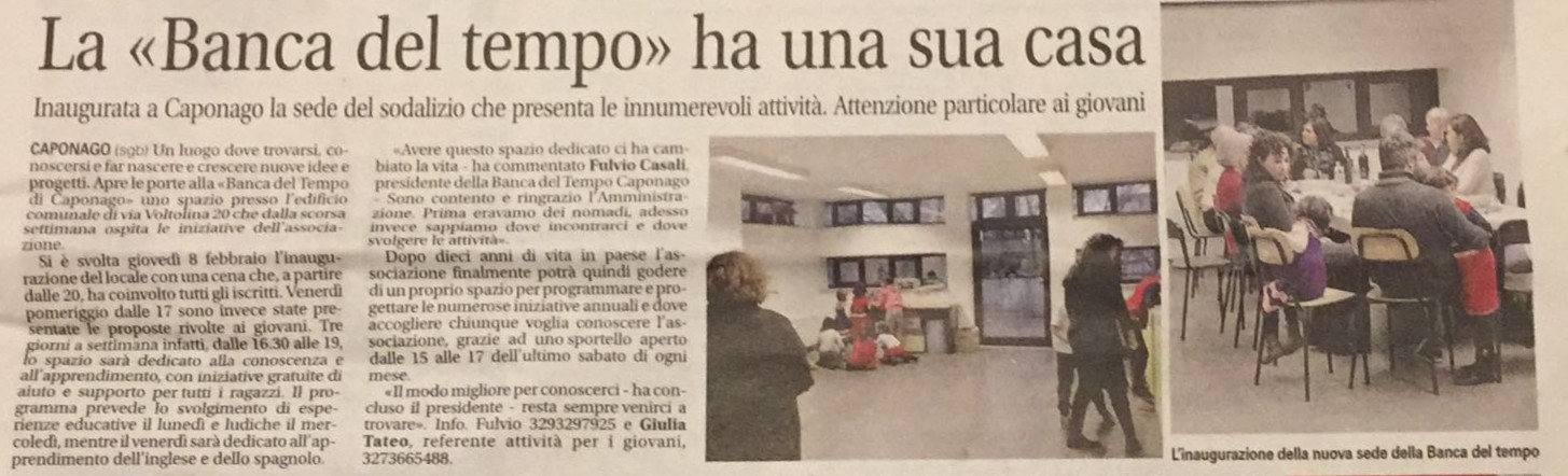 Nuova Sede Bdt Caponago